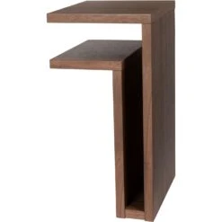 Maze F-Shelf Wandregal Links, Walnussfarben