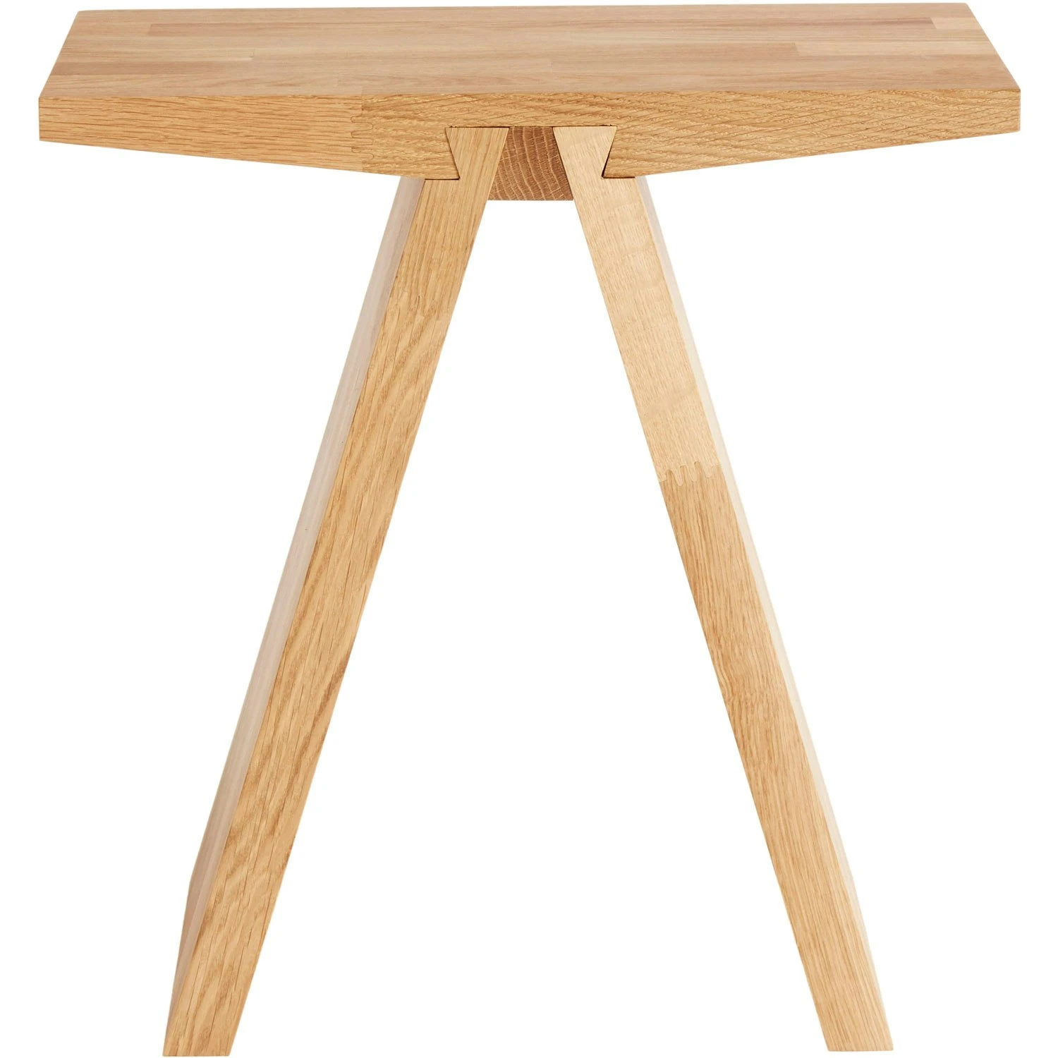 Muubs Angle Stool Solid Oak, Natural / Oil 1 Muubs Angle Stool Solid Oak, Natural / Oil