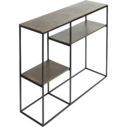 Muubs Hitch Konsolentisch L110xD30xH90 Cm, Schwarz / Altmessingfarben 6 Muubs Hitch Konsolentisch L110xD30xH90 Cm, Schwarz / Altmessingfarben -Gubi || Hay || &Tradition Verkäufe muubs hitch console black antique brass l110xd30xh90cm 1