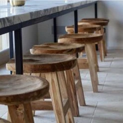 Muubs Oval Barhocker H79 Cm, Teakholz -Gubi || Hay || &Tradition Verkäufe muubs oval bar chair 79 cm teak 3