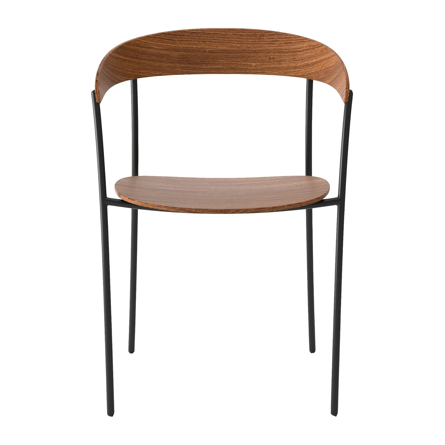 New Works Missing Stuhl, Walnussfarben 1 New Works Missing Stuhl, Walnussfarben