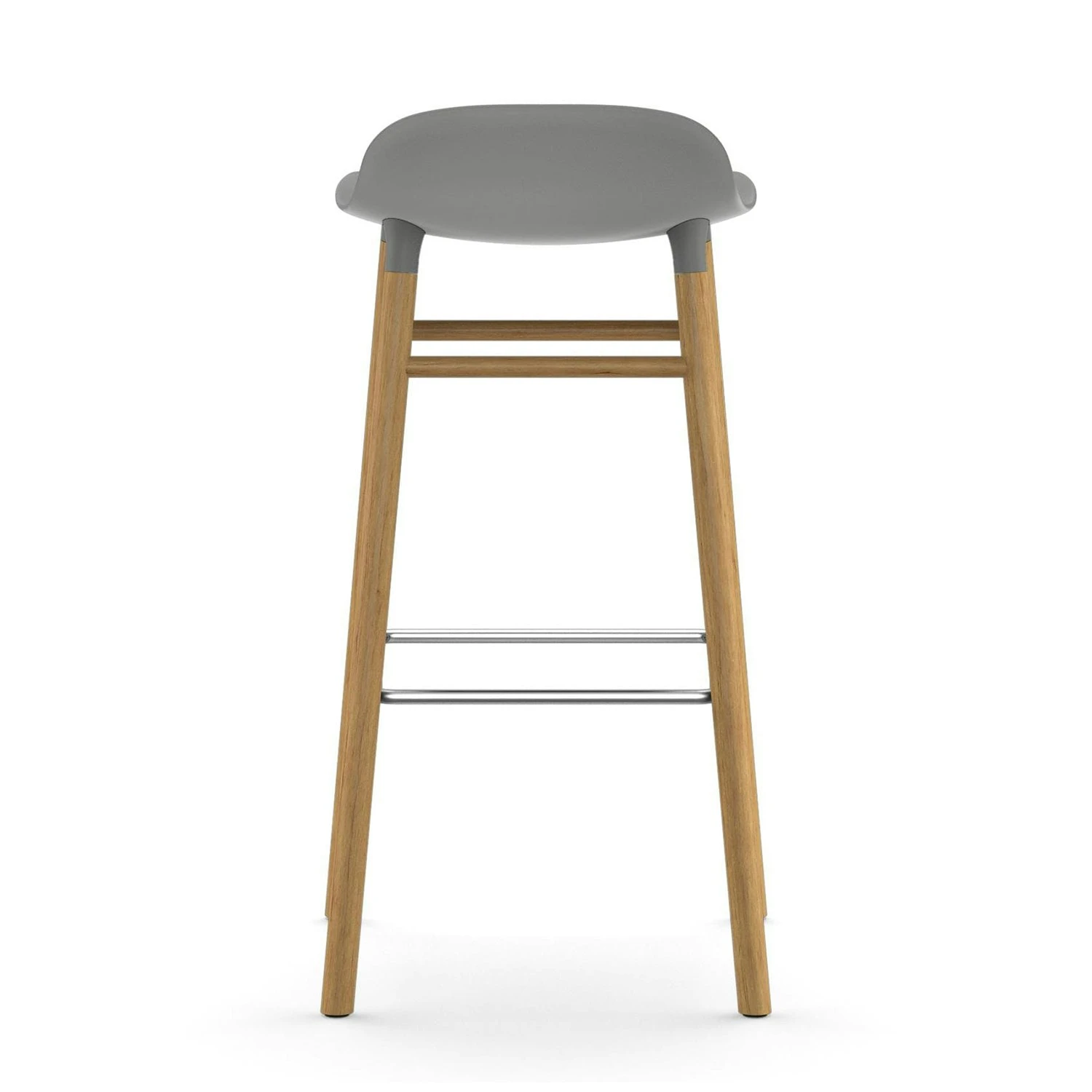 Normann Copenhagen Form Barhocker 75cm, Schwarz/Eiche 3 Normann Copenhagen Form Barhocker 75cm, Schwarz/Eiche – Bild 3