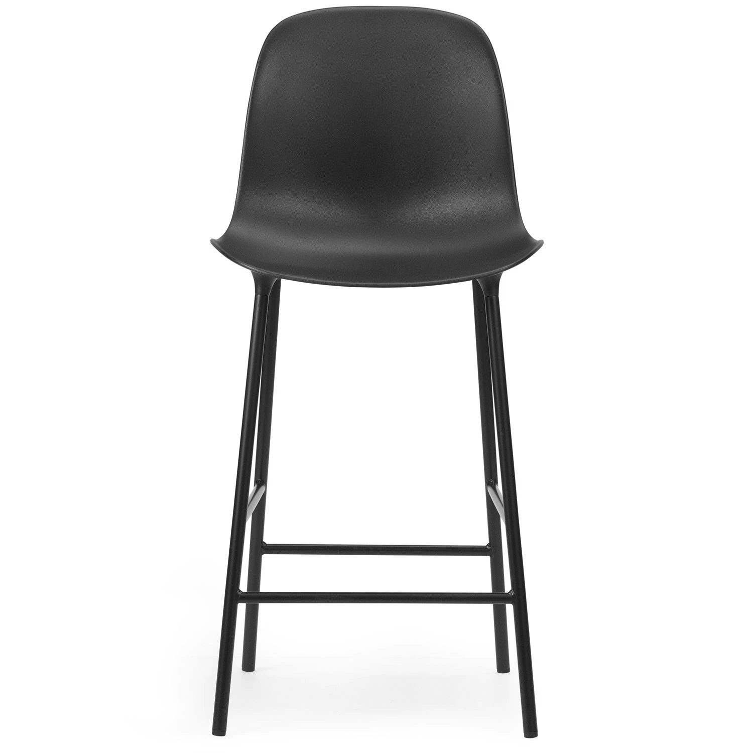 Normann Copenhagen Form Barhocker Hoher Rücken 65 Cm Stahl, Schwarz 2 Normann Copenhagen Form Barhocker Hoher Rücken 65 Cm Stahl, Schwarz – Bild 2