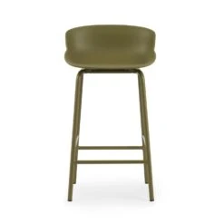 Normann Copenhagen Hyg Barhocker Stahl, Olive