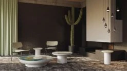 Francis Kaffeetisch 1100 Mm, Weiß 7 Francis Kaffeetisch 1100 Mm, Weiß -Gubi || Hay || &Tradition Verkäufe petite friture francis coffee table 16