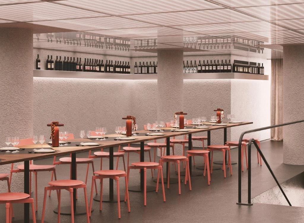 Fromme Hocker, Korallenfarben 2 Fromme Hocker, Korallenfarben – Bild 2