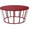 Hollo Kaffeetisch, Burgunderrot