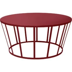 Hollo Kaffeetisch, Burgunderrot