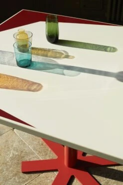 Parrot Tisch 90x200 Cm, Cream / Rosa -Gubi || Hay || &Tradition Verkäufe petite friture parrot 8