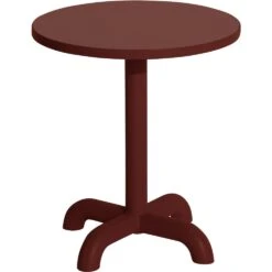 Unify Beistelltisch, Rotbraun