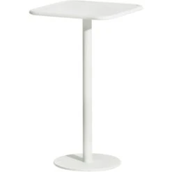 Week-End Bartisch 60x60 Cm, Weiß