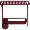 Week-End Servierwagen, Burgunderrot