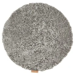 Shepherd Ida Stuhlkissen Ungepolstert 38 Cm Rund, Grafitgrau
