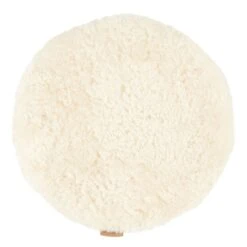 Shepherd Jill Stuhlkissen Rund Ø38 Cm Gepolstert, Creme