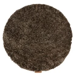 Shepherd Jill Stuhlkissen Rund Ø38 Cm Gepolstert, Cappuccino