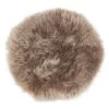 Shepherd Moa Round Seat Cushion 36cm Long-haired, Mushroom