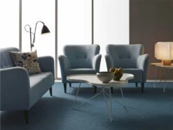 Swedese Flower Mono Tisch 90x84cm, Weiss/Chrom 8 Swedese Flower Mono Tisch 90x84cm, Weiss/Chrom -Gubi || Hay || &Tradition Verkäufe swedese flower mono tisch 114x107cm weiss 2 1