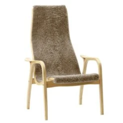 Swedese Lamino Armsessel-Bezug, Schafsfell/ Espresso -Gubi || Hay || &Tradition Verkäufe swedese lamino armsessel bezug schafsfell 2