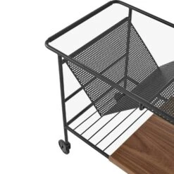 &Tradition Alima NDS1 Servierwagen, Walnussfarben / Schwarzmatt -Gubi || Hay || &Tradition Verkäufe tradition alima trolley nds1 matt black lacquered walnut 2