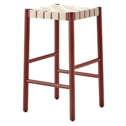 &Tradition Betty TK7 Barhocker TK7, Maroon / Natürlich