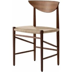 &Tradition Drawn HM3 Stuhl, In Geöltem Walnussholz