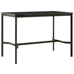 &Tradition Drip HW112 Bartisch 80x140x95 Cm, Schwarz Laminat / Bronzefarben