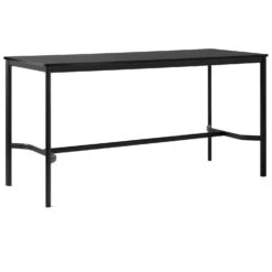 &Tradition Drip HW62 Bartisch 80x190 Cm, Schwarz Laminat / Schwarz