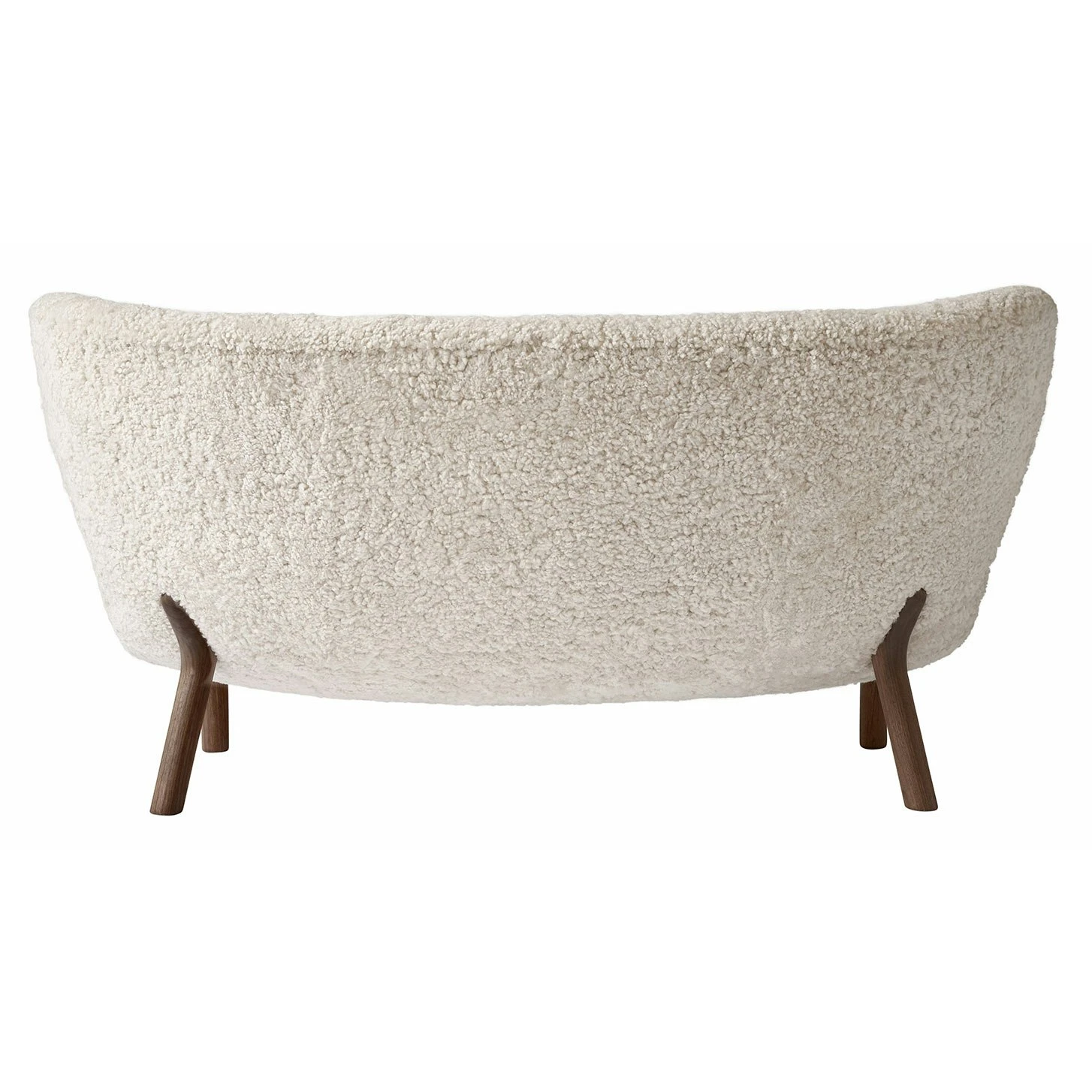 &Tradition Little Petra Sofa Vb2, In Geöltem Walnussholz / Schafleder Moonlight 2 &Tradition Little Petra Sofa Vb2, In Geöltem Walnussholz / Schafleder Moonlight – Bild 2