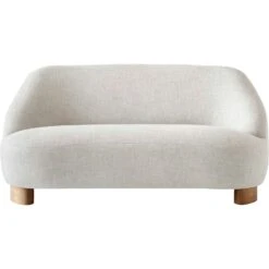 &Tradition Margas LC3 Sofa 2-Sitzer, Eiche/Svevo 002