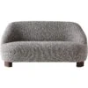 &Tradition Margas LC3 Sofa 2-Sitzer, Walnussfarben/Zero 0011