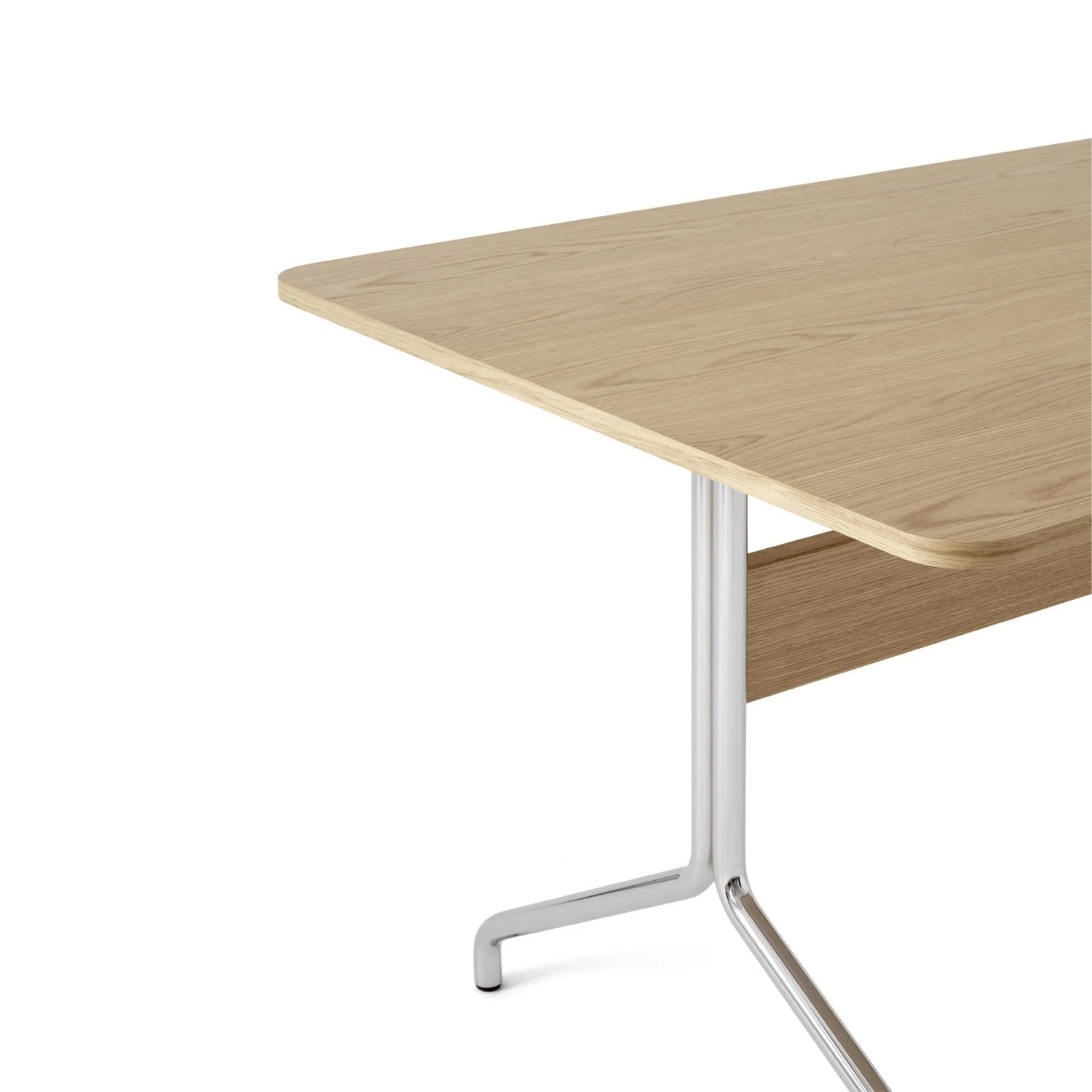 &Tradition Pavilion AV18 Esstisch 160x90 Cm, Eiche/Chrom 2 &Tradition Pavilion AV18 Esstisch 160x90 Cm, Eiche/Chrom – Bild 2