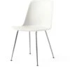&Tradition Rely Stuhl HW6, Chrom / Weiß
