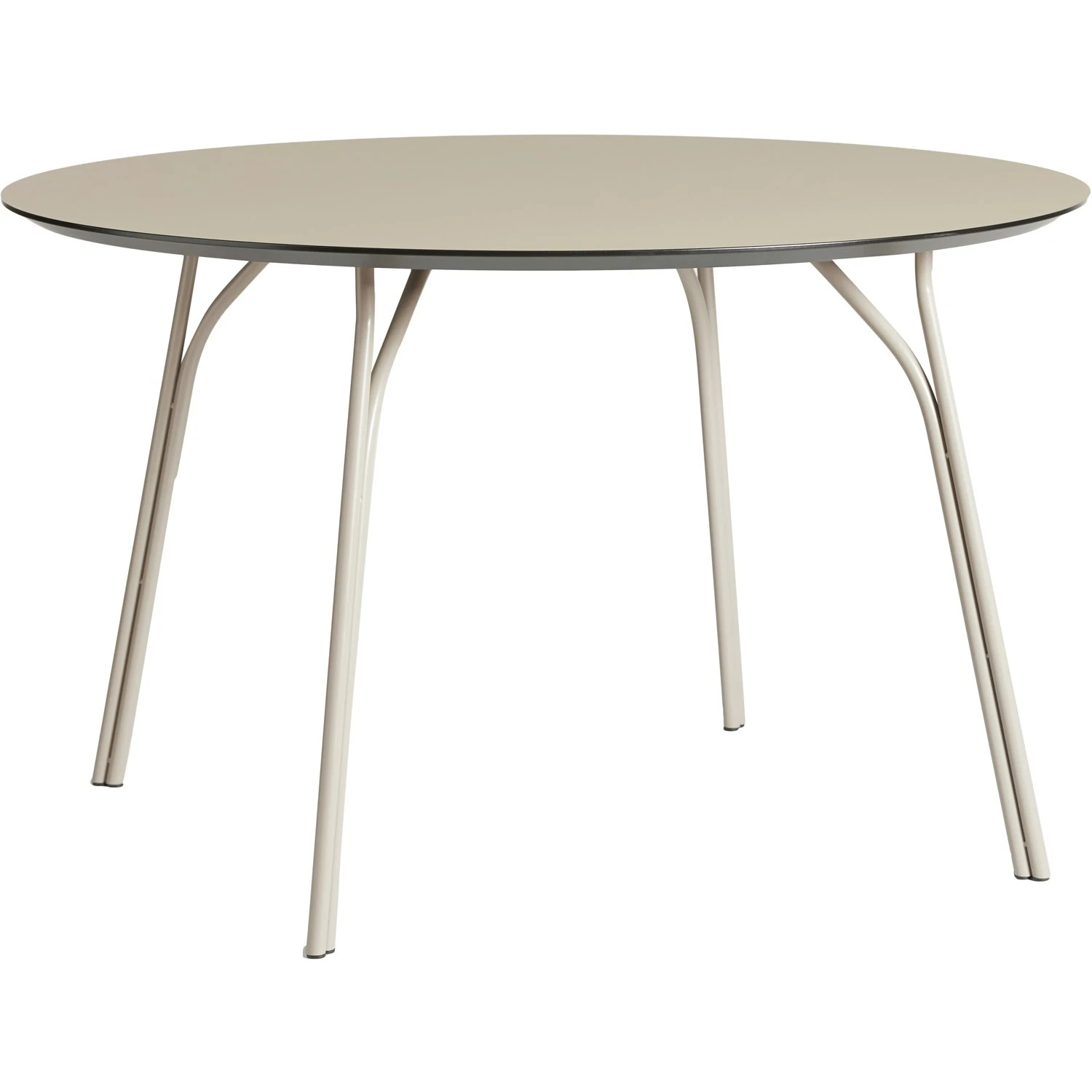 Woud Tree Esstisch Ø120, Beige Oberteil / Beige Beine 1 Woud Tree Esstisch Ø120, Beige Oberteil / Beige Beine