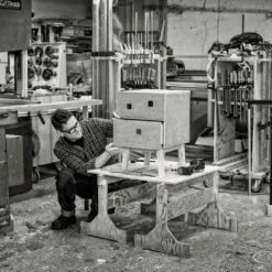 Peep S1 Nachttisch, Slate Grey/Oak -Gubi || Hay || &Tradition Verkäufe zweed peep s1 nachttisch slate grey oak 3