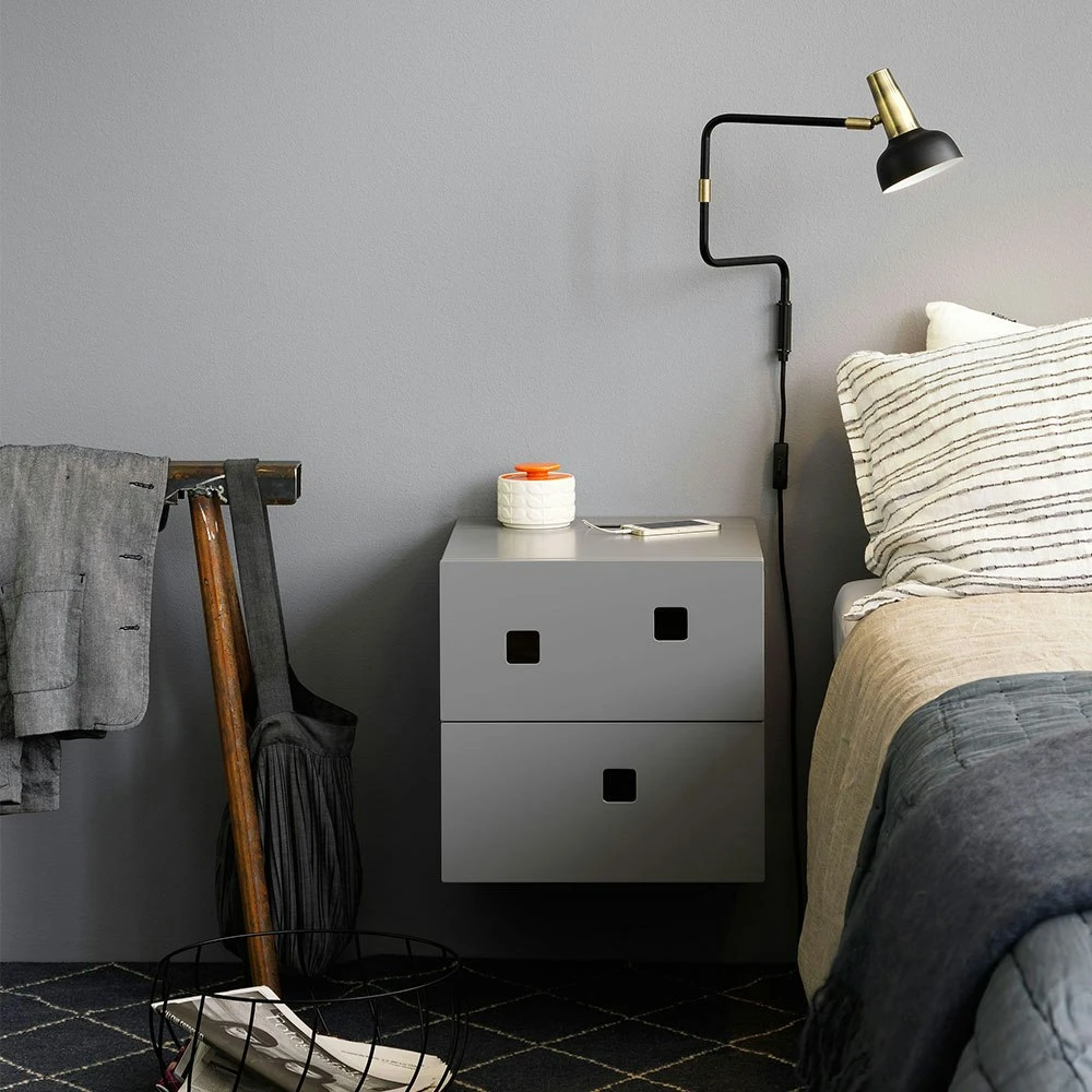 Peep S1 Wall Nachttisch, Angel White 2 Peep S1 Wall Nachttisch, Angel White – Bild 2