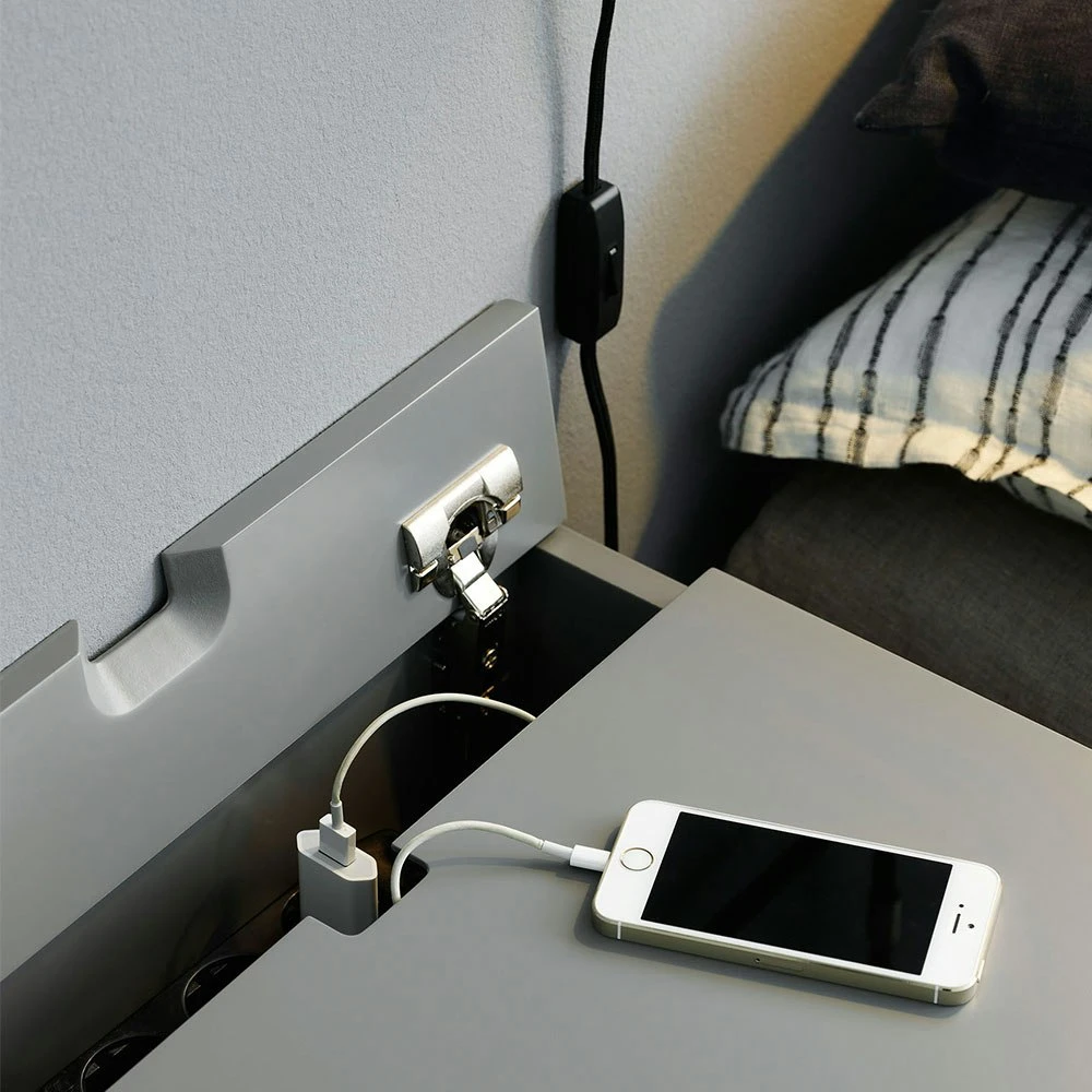 Peep S1 Wall Nachttisch, Angel White 3 Peep S1 Wall Nachttisch, Angel White – Bild 3