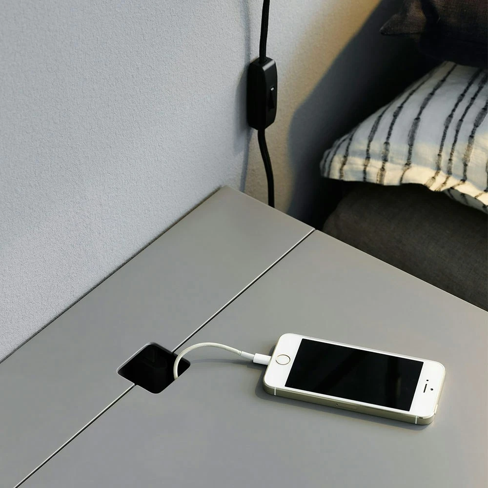 Peep S1 Wall Nachttisch, Angel White 4 Peep S1 Wall Nachttisch, Angel White – Bild 4